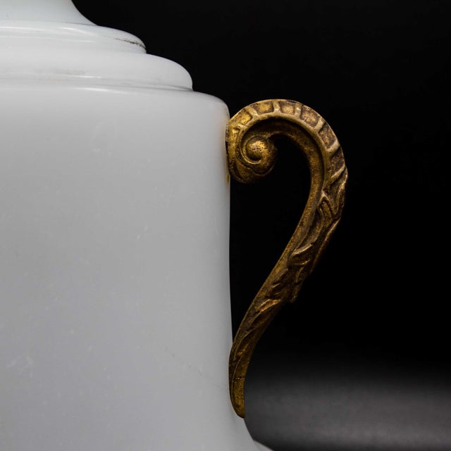 Antique Alabaster Glass Amphora by Gräflich Schaffgotsche Josephinenhütte, 1850, in None conditions. Designed before 1890