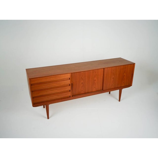 Mid-Century Teak Model #18 Sideboard by Gunni Omann for Omann Jun, 1960s For Sale - Image 12 of 15