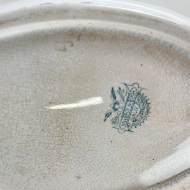 Antique Vegetable Dish from Villeroy & Boch, 1890s For Sale - Image 6 of 18