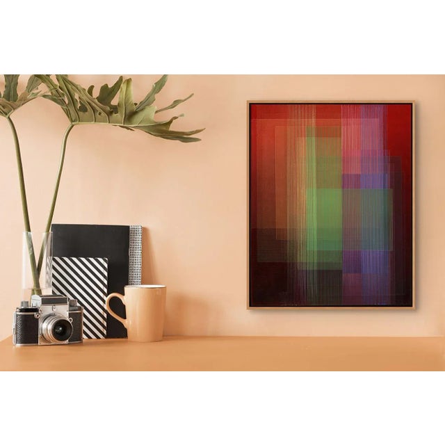 Oil, acrylic and gold particles on wood panel. Edition: Unique, Unframed. By integrating the concept of "Ma" into her...