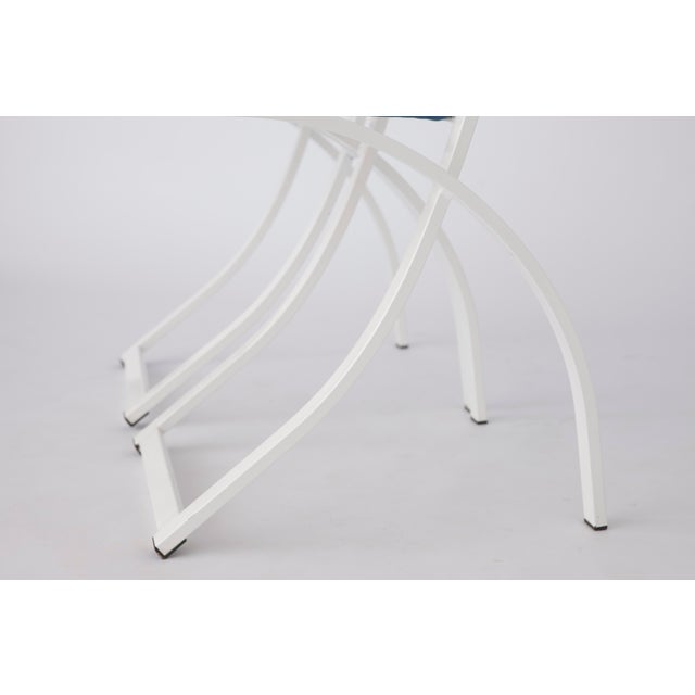 Blue Set of Vintage Dining Chairs by Karl Friedrich Förster for Manufacturer KFF, 1980s For Sale - Image 8 of 11