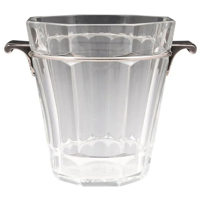 Champagne Ice Bucket by Val Saint Lambert and A. Charlent, 1930s For Sale - Image 10 of 10