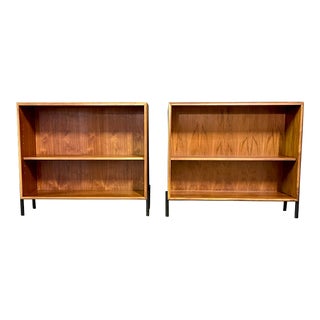 Mid 20th Century Pair of Danish Mid Century Teak Bookcases For Sale