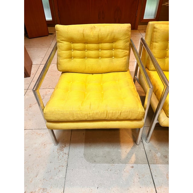 1960s Jon Stuart for Erwin-Lambeth Aluminum Lounge Chairs – Pair For Sale - Image 11 of 12