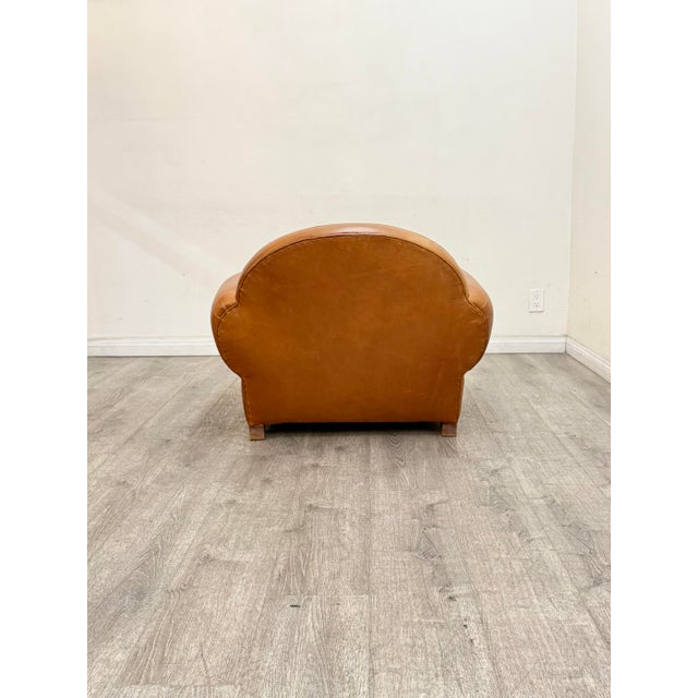 1970s Pair of Vintage Leather Chairs For Sale - Image 5 of 10