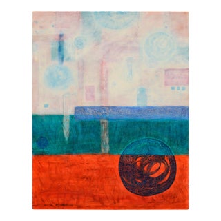 Spiritual Origins - Geometric Abstract by Julie Fudge For Sale