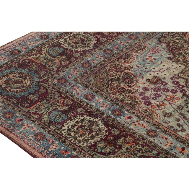 Late 18th Century Antique Persian Mohtashem Kashan Rug With Floral Medallions, From Rug & Kilim For Sale In New York - Image 6 of 8