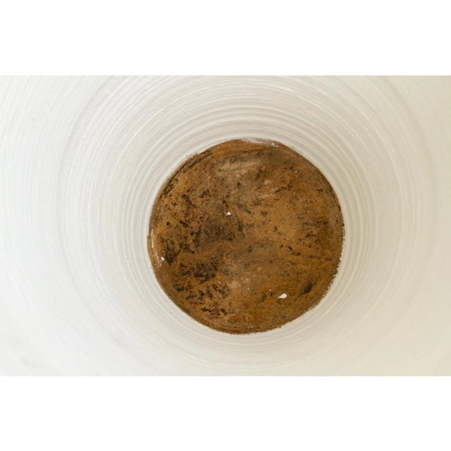 Stone Chalk White Chunky Stone Planter For Sale - Image 7 of 9