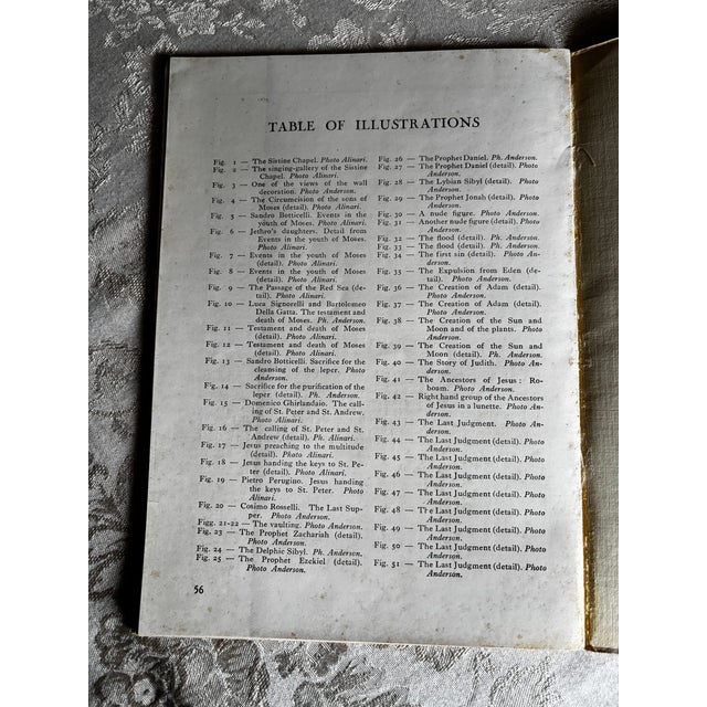 English The Sistine Chapel Mary Pittaluga 1955 Art History Reproduction Plates For Sale - Image 3 of 12
