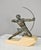 Art Deco Sculpture the Archer Hercules by Max Le Verrier, 1920s For Sale - Image 3 of 15
