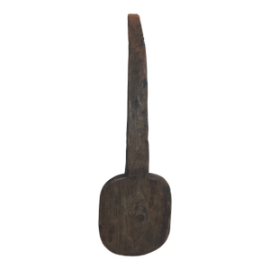 18th Century Virginia Antique Monolithic Poplar Wood Primitive Paddle - Brutalist Folk Art