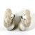 Early 20th Century Staffordshire Ware Pair of Confetti Poodle Mantle Dogs For Sale - Image 5 of 12