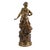 Figurative Antique Bronze Classical Draped Female Figure Sculpture Signed De Broussé, Early 20th Century For Sale - Image 3 of 11