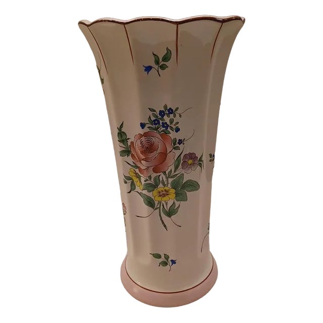 Large Earthenware Vase, 1950 For Sale