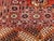 Vintage Turkmen Tekke Area Rug in Allover Geometric Pattern in Brick-Red, Navy, Ivory, Brown For Sale - Image 13 of 16