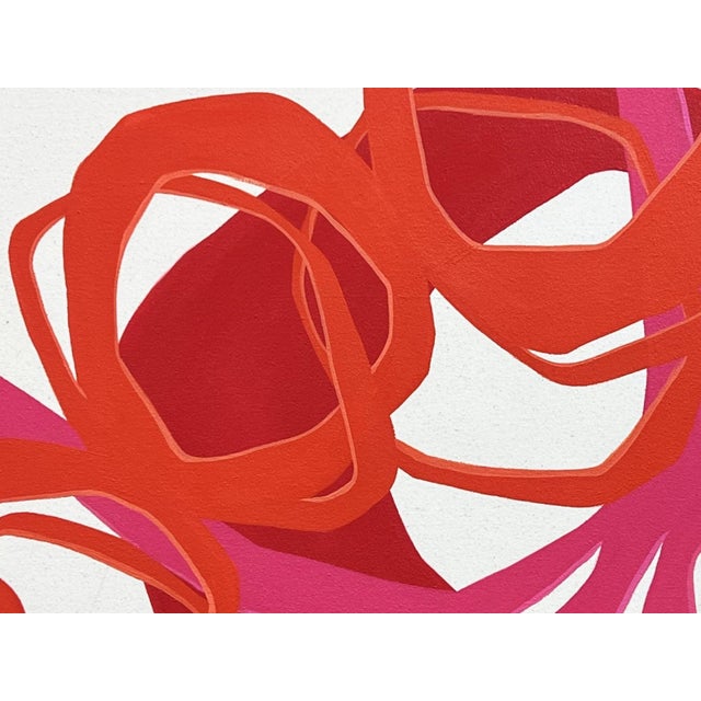 Textile Holland Geibel "I hope that you always look at me that way" Contemporary Geometric Painting, 2022 For Sale - Image 7 of 7