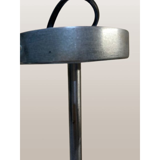 Opaline Glass Pendant Lamp for Kitchen Counter Upcycled from Vintage Glass Shade, 1960 For Sale - Image 11 of 16