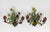 Brown Bouquet of Flowers Wall Sconces, 1960s, Set of 2 For Sale - Image 8 of 8