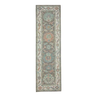 Turkish Oushak Runner Rug 2'9" x 8'4" #17550 For Sale