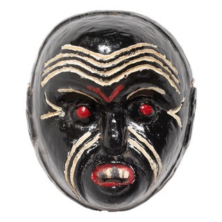 Painted Mexican Dance Mask, C. 1900 For Sale