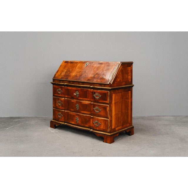 Baroque Style Slant-Folding Secretary For Sale - Image 6 of 18