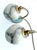 Art Deco Table Lamps in Brass and Glass, Set of 2 For Sale - Image 9 of 18