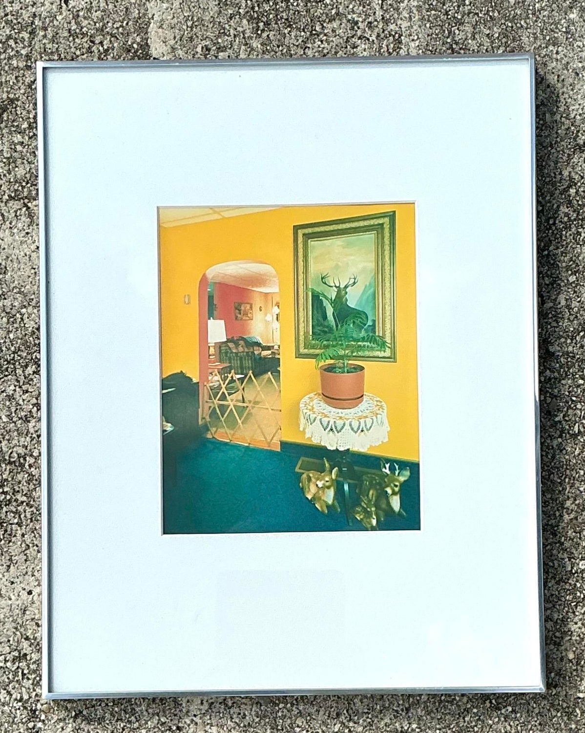 Vintage 1982 Vintage Original Stephen Myers C-Print “Monarch of the Hills” - Side view