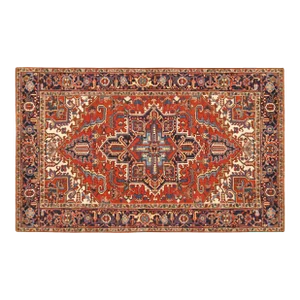 Vintage Persian Decorative Oriental Heriz Rug in Room Size