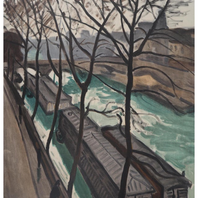 Albert Marquet, Wash-Houses and Pont Neuf, Signed Lithograph For Sale - Image 4 of 8