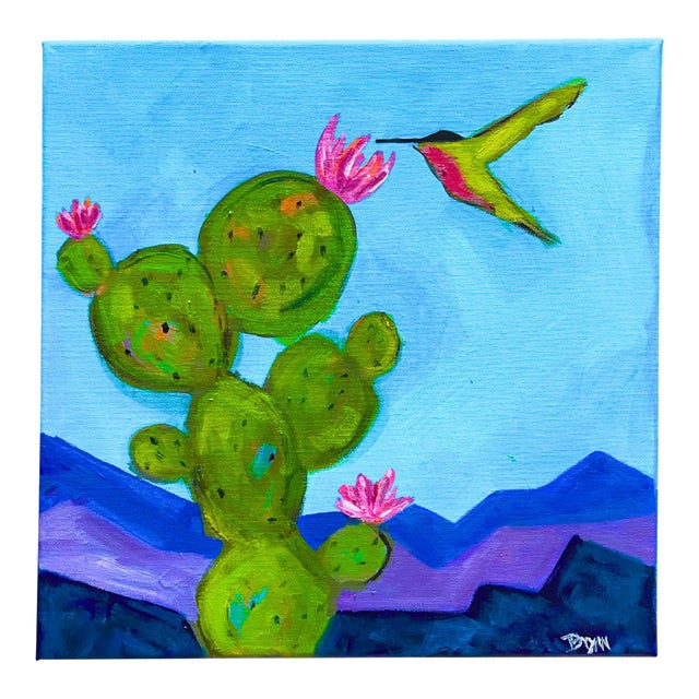 Hummingbird Painting by Bryan Bomershine For Sale