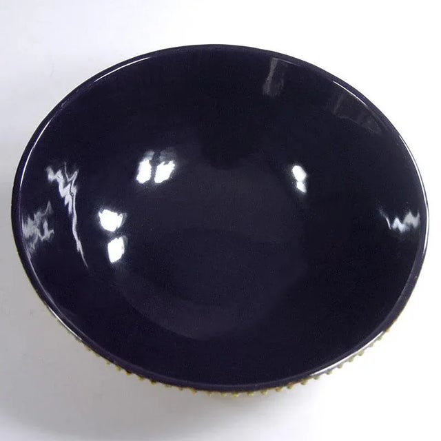 Purple Mid-Century Italian Ceramic Bowl, 1970s For Sale - Image 8 of 10