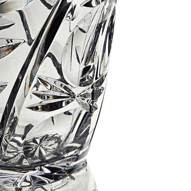 Gorham Bamburg Crystal Glass Vase 6.25"h For Sale - Image 10 of 11