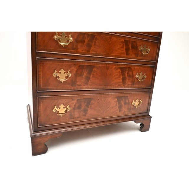 Antique Georgian Chest of Drawers, 1950 For Sale - Image 9 of 10