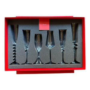 Baccarat Bubbles in a Box Champagne, Set of 6