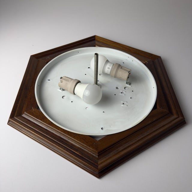 Vintage Ice Murano Glass Ceiling Lamp, Italy, 1980s For Sale - Image 6 of 18