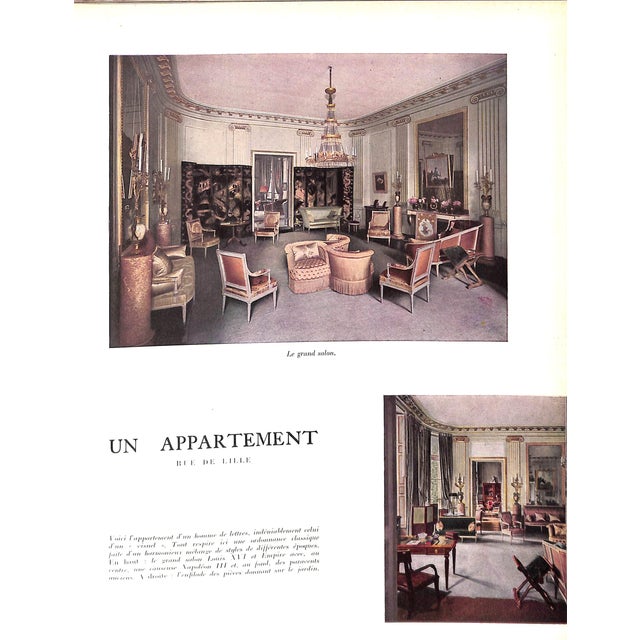 "Decoration De France: Appartements Et Hotels Particuliers" 1949 Carlhian, Andre For Sale - Image 11 of 11