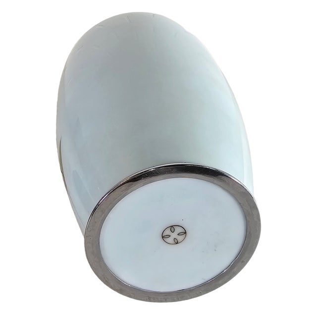 1961 Ando Cloisonné Presentation Vase Okinawa Military Provenance For Sale - Image 9 of 10