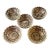 Mid 20th Century Indiana Glass Colony American Whitehall Bowls - Set of 5 For Sale