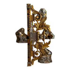 Art Nouveau Bunnies Wall Sculpture