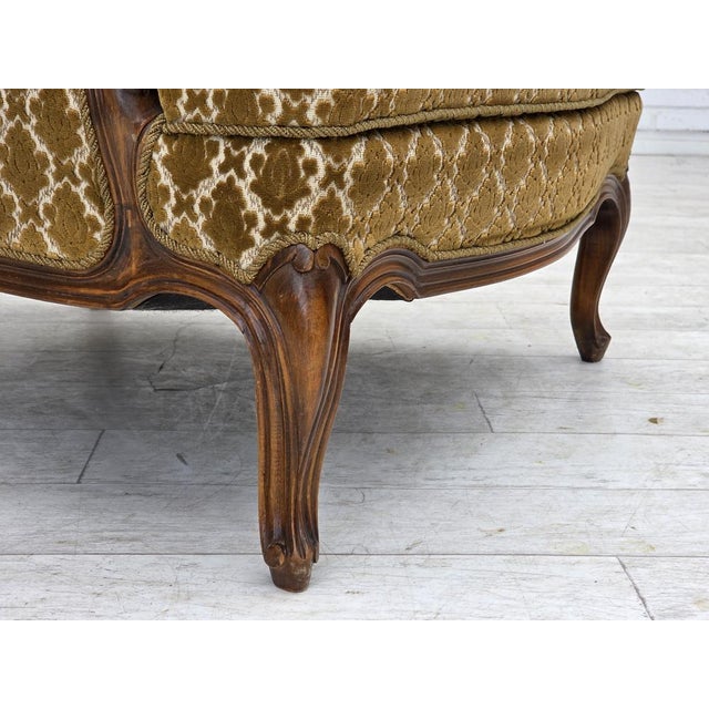 Vintage Danish Relax Chair in Furniture Velour, 1950s For Sale - Image 6 of 18