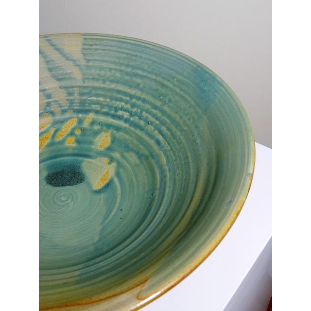 Large Dutch Ceramic Fruit Bowl by Egbert Boonstra, 1990s For Sale - Image 6 of 15