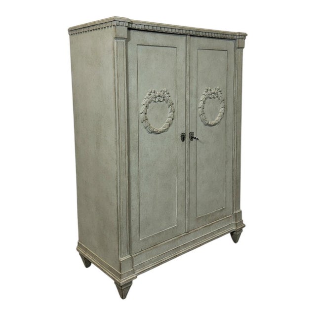 Gustavian (Swedish) Antique Swedish Buffet in Pine For Sale - Image 3 of 10