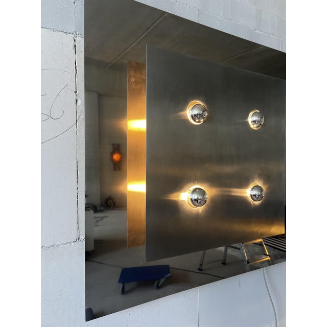 Screen Wall Lamp by Fabrizio Cocchia and Gianfranco Fini for New Lamp, 1970s For Sale - Image 9 of 15
