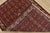 Hamedan Rug 3’5” X 4’10” Red Wool Vintage Tribal Hand-Knotted Carpet For Sale - Image 10 of 11