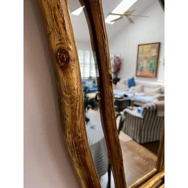 Wood Vintage Carver's Guild Rooster Mirror For Sale - Image 7 of 9