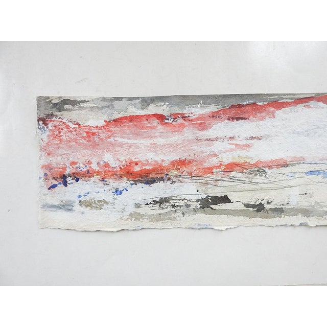 Abstract George Turner Abstract Coastal Sunset Painting For Sale - Image 3 of 4