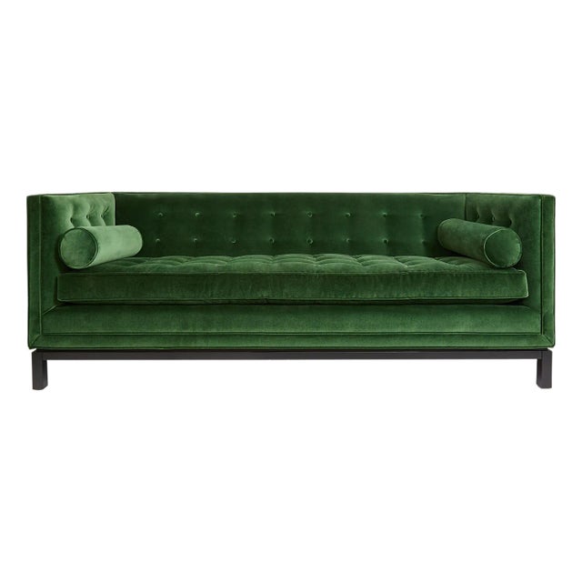 Lampert Sofa, Emerald For Sale