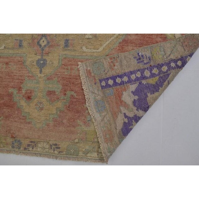 Textile 1950s Anatolian Kurdish Wool Carpet For Sale - Image 7 of 10