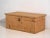Antique Wood Trunk, 1920s For Sale - Image 6 of 8