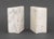 Modern White Marble Book Form Bookends, Pair For Sale - Image 4 of 8